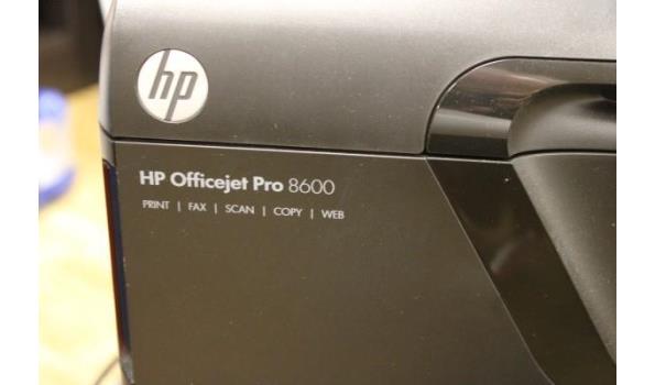 all-in-one printer HP, Officejet Pro 8600, zonder kabels, werking niet gekend